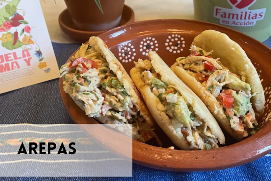 Receta: Arepas - Familias en Accion